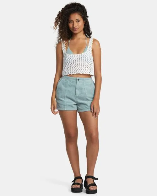 Rvca Daylight Corduroy Shorts Shale Women Shorts and Skirts