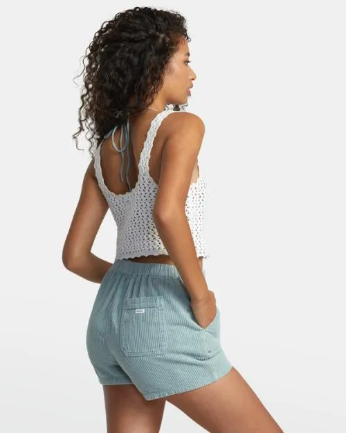 Rvca Daylight Corduroy Shorts Shale Women Shorts and Skirts
