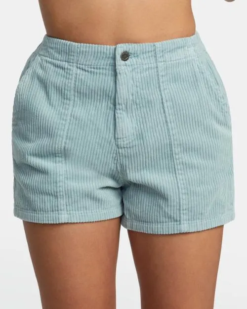 Rvca Daylight Corduroy Shorts Shale Women Shorts and Skirts