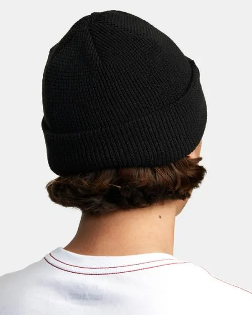 Rvca Dayshift Beanie Black Men Hats and Beanies