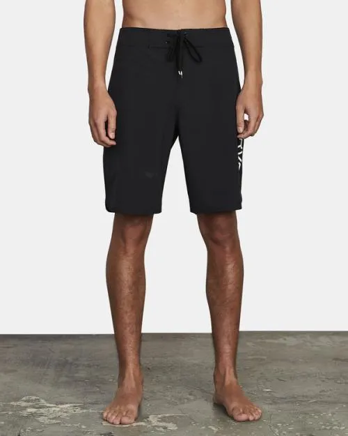 Rvca Eastern Boardshorts 18034 All Black Men Boardshorts