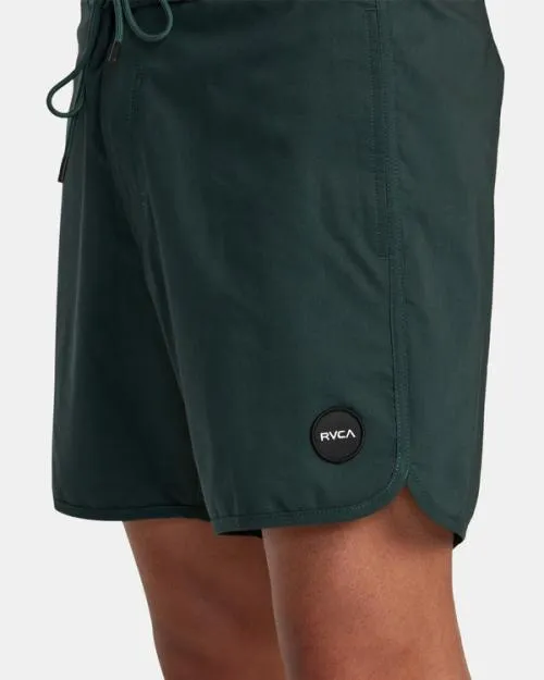 Rvca Freeport Boardshorts 16034 Hunter Green Men Boardshorts