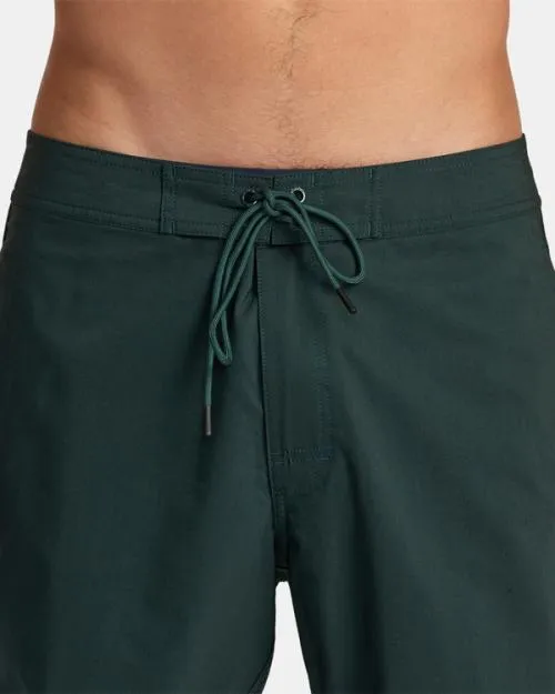 Rvca Freeport Boardshorts 16034 Hunter Green Men Boardshorts