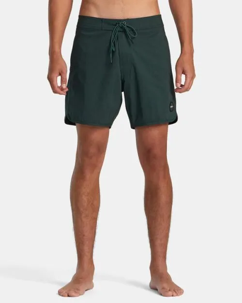 Rvca Freeport Boardshorts 16034 Hunter Green Men Boardshorts