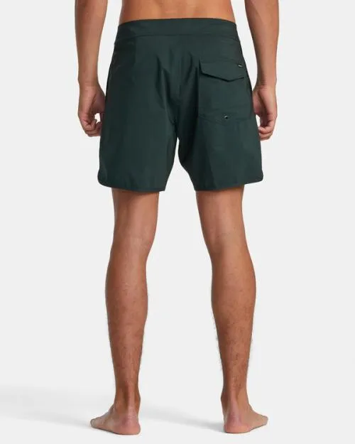 Rvca Freeport Boardshorts 16034 Hunter Green Men Boardshorts