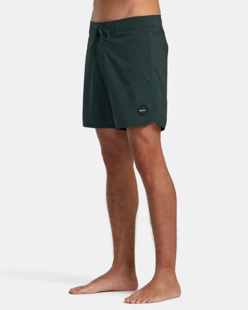 Rvca Freeport Boardshorts 16034 Hunter Green Men Boardshorts