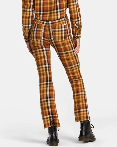 Rvca Kennedy Cropped Pants Latte Women Pants