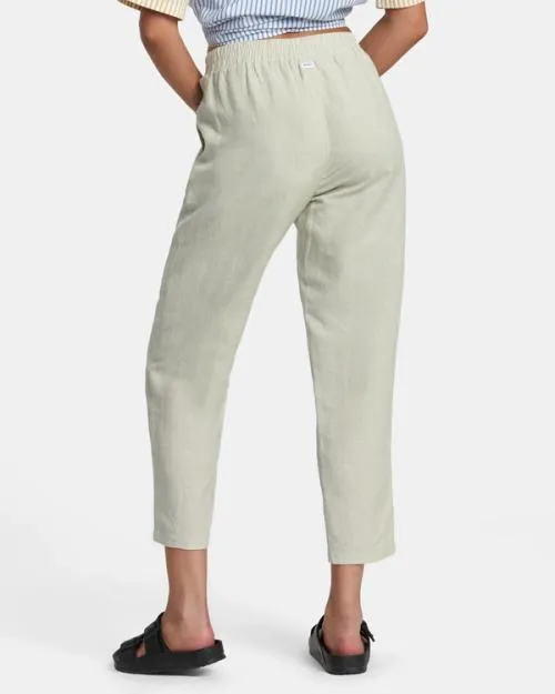 Rvca New Yume Woven Pants Chalk Women Pants