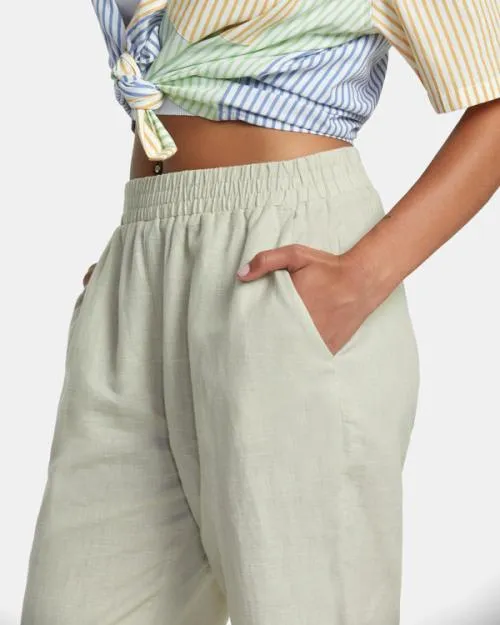 Rvca New Yume Woven Pants Chalk Women Pants