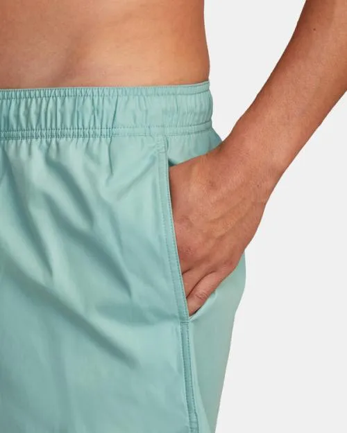 Rvca Opposites Hybrid Elasticized Shorts Green Haze Men Boardshorts