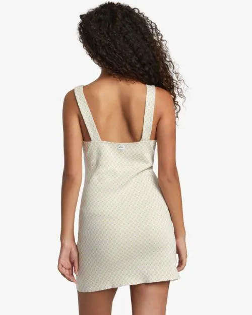 Rvca Pleasure Mini Dress Cloud Women Dresses and Rompers