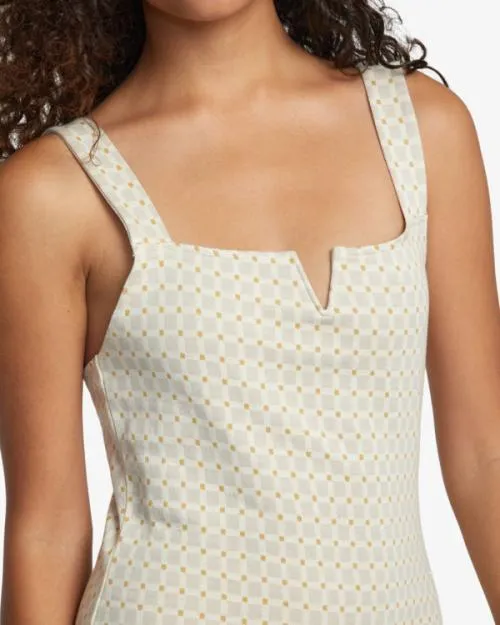 Rvca Pleasure Mini Dress Cloud Women Dresses and Rompers