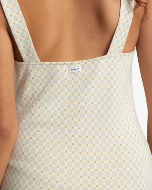 Rvca Pleasure Mini Dress Cloud Women Dresses and Rompers