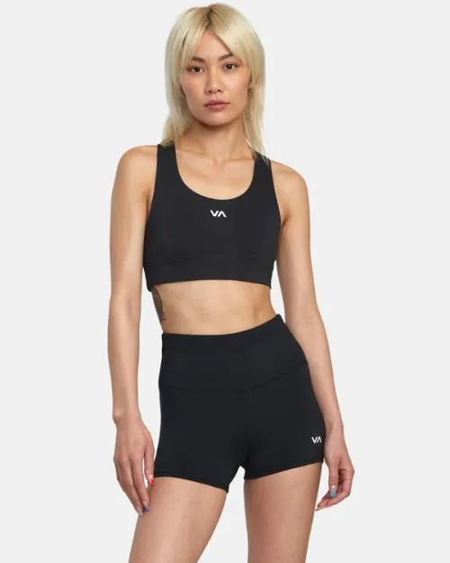 Rvca Shorty Workout Shorts Black SportWomen Athletic Shorts