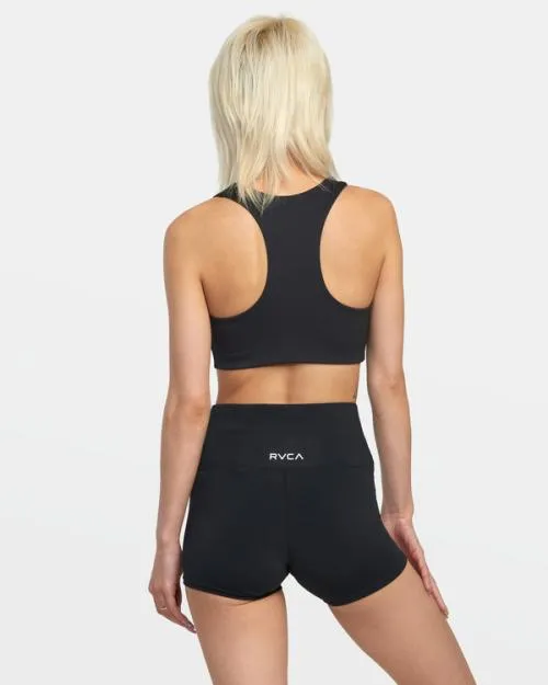 Rvca Shorty Workout Shorts Black SportWomen Athletic Shorts