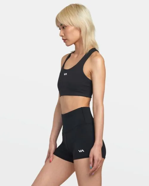 Rvca Shorty Workout Shorts Black SportWomen Athletic Shorts