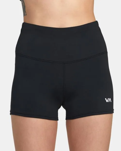 Rvca Shorty Workout Shorts Black SportWomen Athletic Shorts