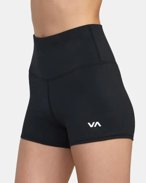 Rvca Shorty Workout Shorts Black SportWomen Athletic Shorts