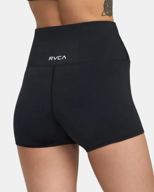 Rvca Shorty Workout Shorts Black SportWomen Athletic Shorts