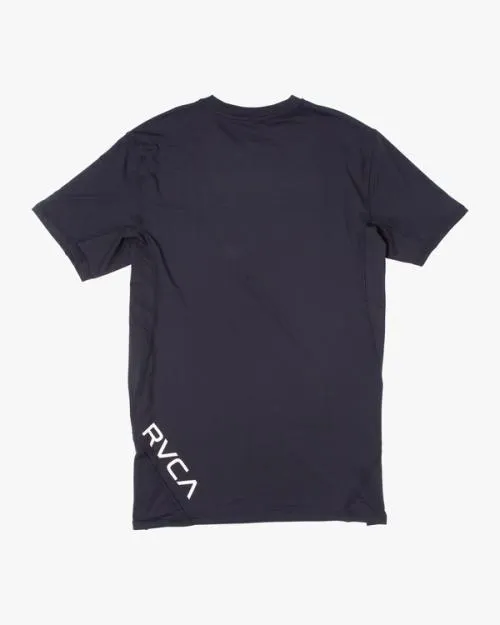 Rvca Sport Vent Performance Tee Black SportMen Short Sleeves