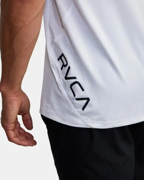 Rvca Sport Vent Tank Top White SportMen Tees and Tanks