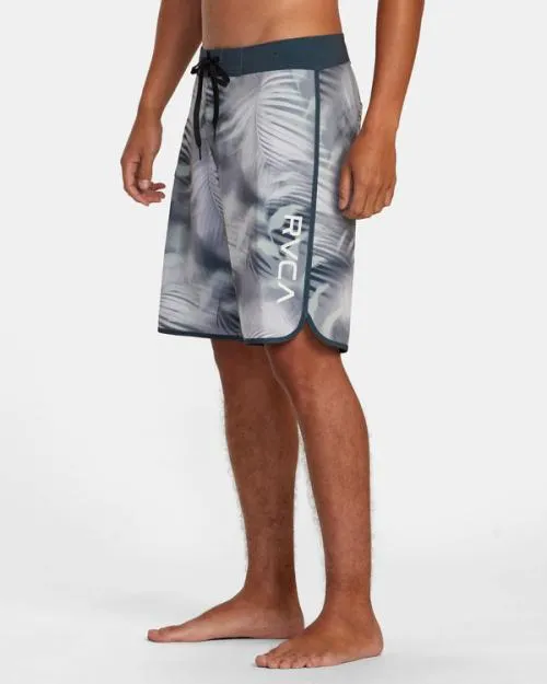 Rvca Spray Palm Eastern 20034 Boardshorts Navy Men Boardshorts