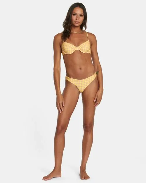 Rvca Sunkissed Underwired Bikini Top Lilikoi Women Bikini Tops