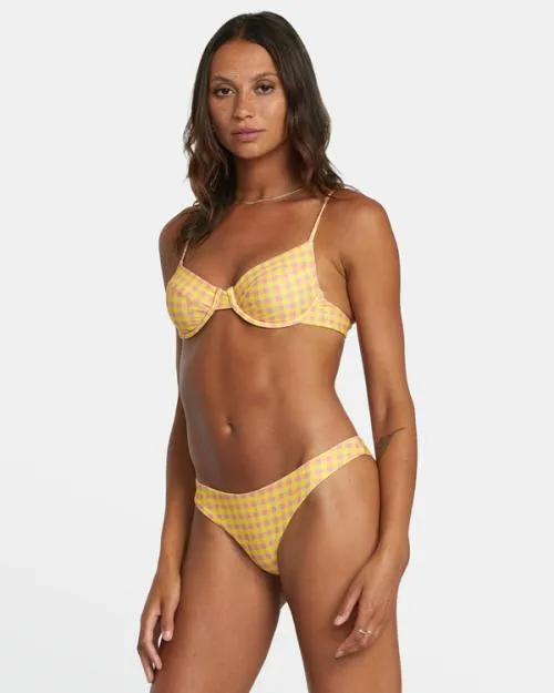 Rvca Sunkissed Underwired Bikini Top Lilikoi Women Bikini Tops