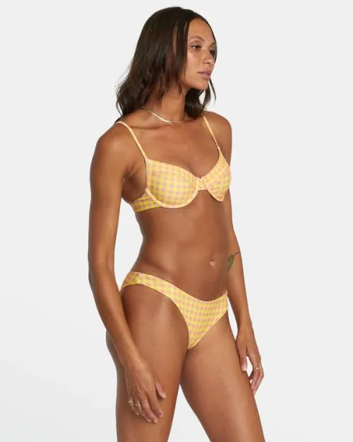 Rvca Sunkissed Underwired Bikini Top Lilikoi Women Bikini Tops