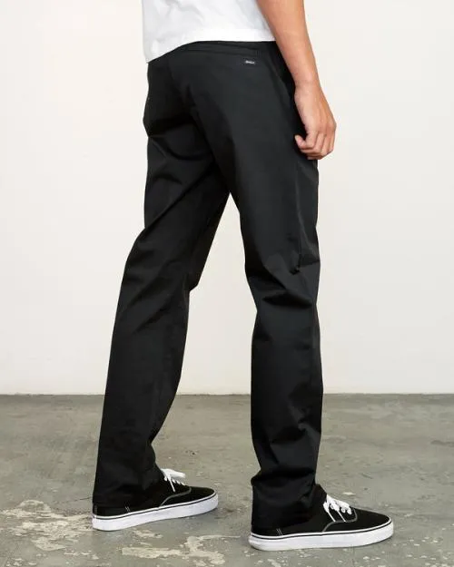 Rvca The Weekend Stretch Pants Black Men Pants