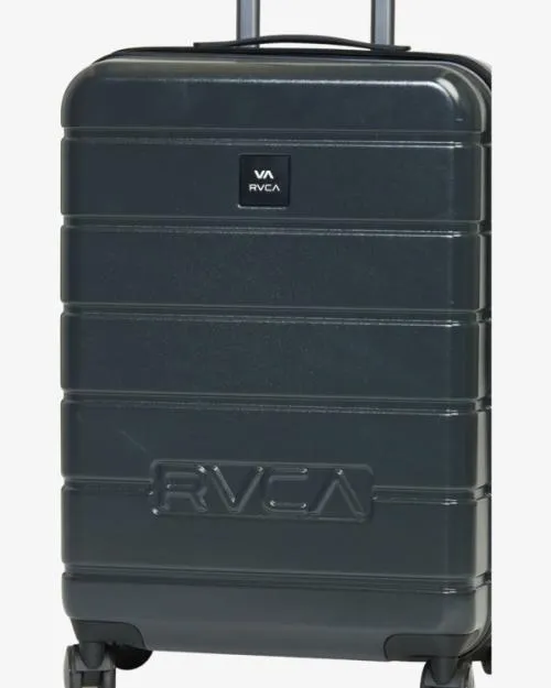 Rvca VA Medium Roller Hardcase Suitcase Black Men Backpacks and Luggage