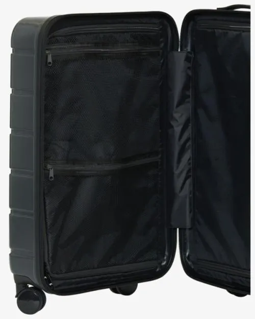 Rvca VA Medium Roller Hardcase Suitcase Black Men Backpacks and Luggage