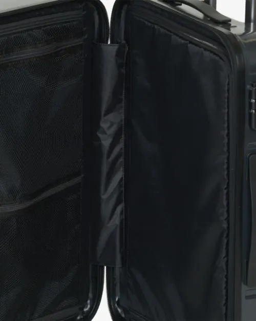 Rvca VA Medium Roller Hardcase Suitcase Black Men Backpacks and Luggage