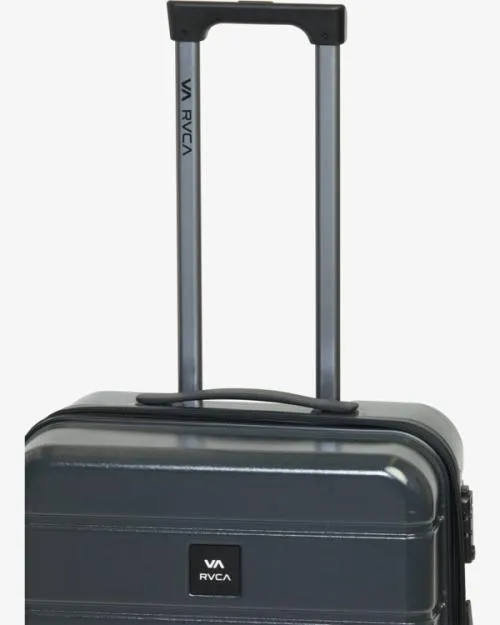 Rvca VA Medium Roller Hardcase Suitcase Black Men Backpacks and Luggage
