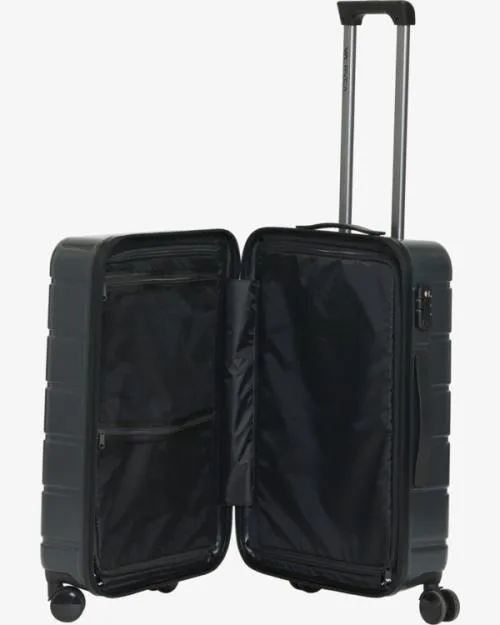 Rvca VA Medium Roller Hardcase Suitcase Black Men Backpacks and Luggage