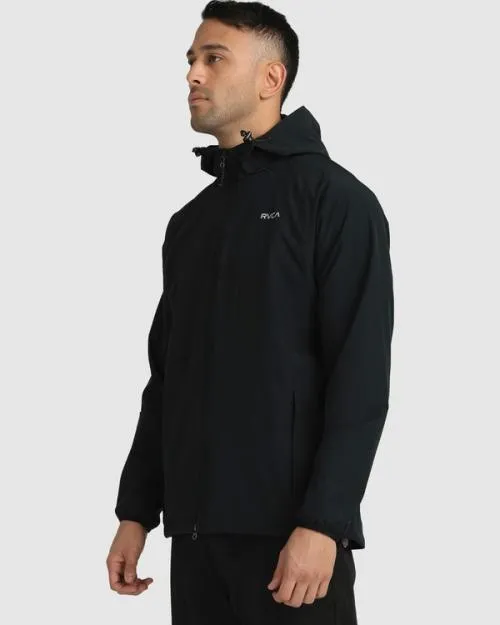 Rvca VA Windbreaker Jacket Black Men Jackets