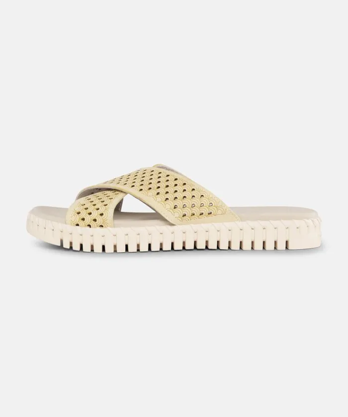 Sandals 8211 Double Cream Shoes Ilse Jacobsen Sandals