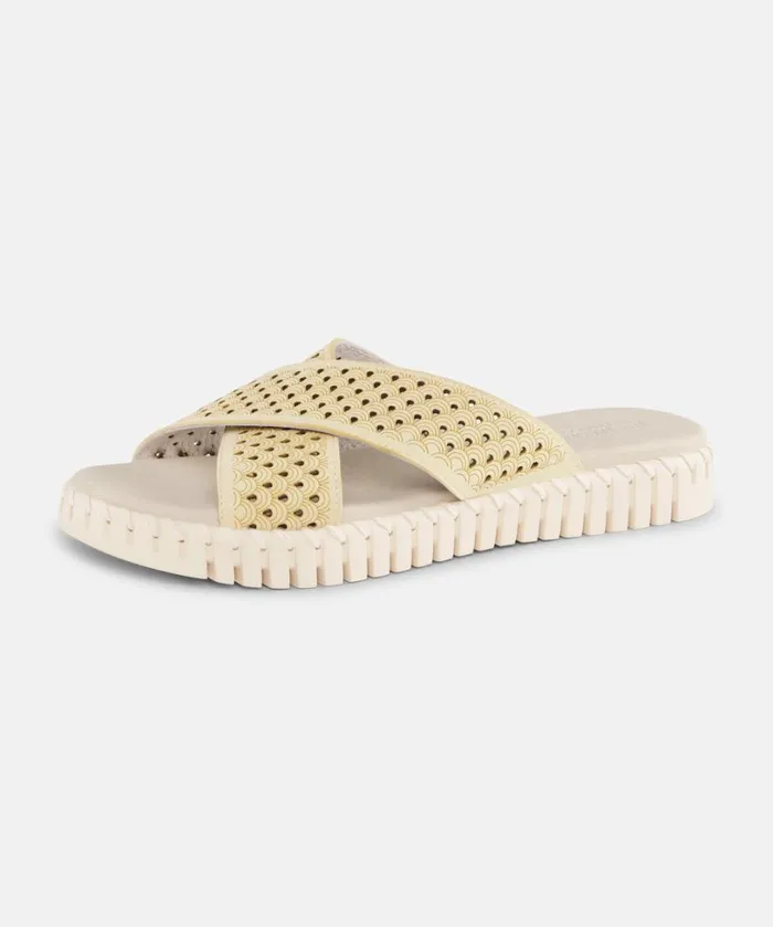Sandals 8211 Double Cream Shoes Ilse Jacobsen Sandals
