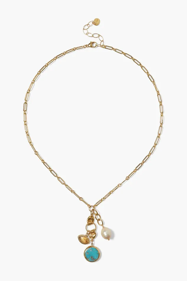 Sardinia Charm Necklace Turquoise Women Chan Luu Necklaces