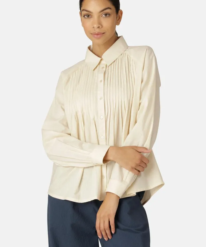 Shirt 8211 Bleached Sand Clothing Ilse Jacobsen Shirts And Blouses
