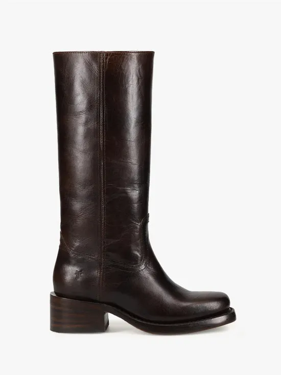 Shoes Lisa Says Gah Women Campus Knee High Boot Bourbon