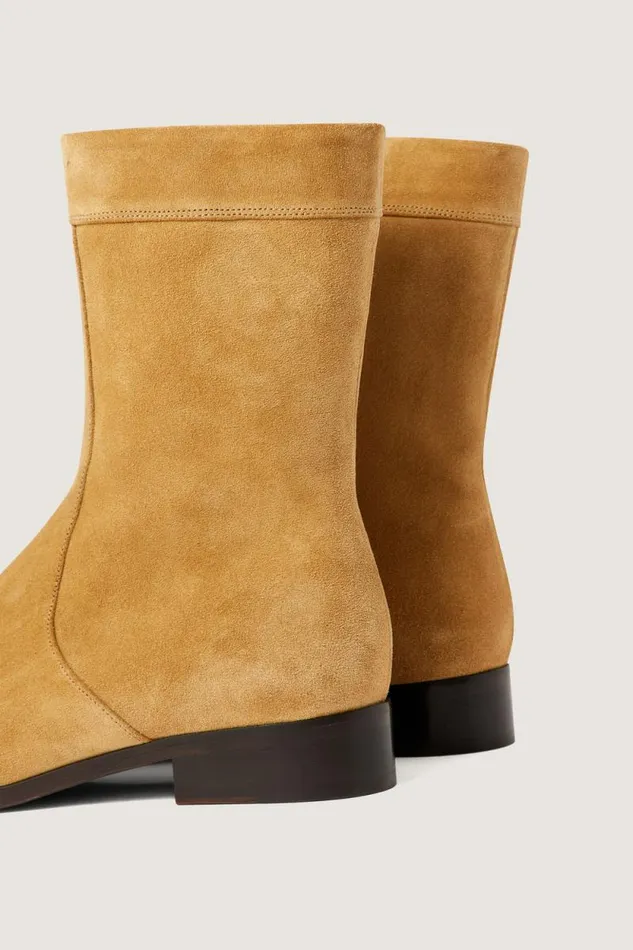 Shoes Women Soeur TORTOISESHELL ANKLE BOOTS Beige