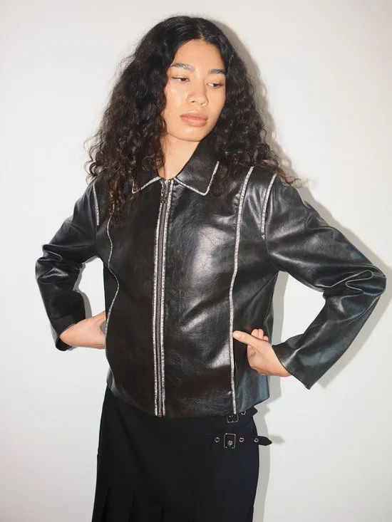 Shyla Jacket Washed Black Women Jackets Outerwear Lisa Says Gah Shyla Jacket Washed Black Women Jackets Outerwear Lisa Says Gah