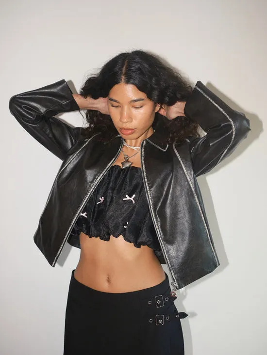 Shyla Jacket Washed Black Women Jackets Outerwear Lisa Says Gah Shyla Jacket Washed Black Women Jackets Outerwear Lisa Says Gah