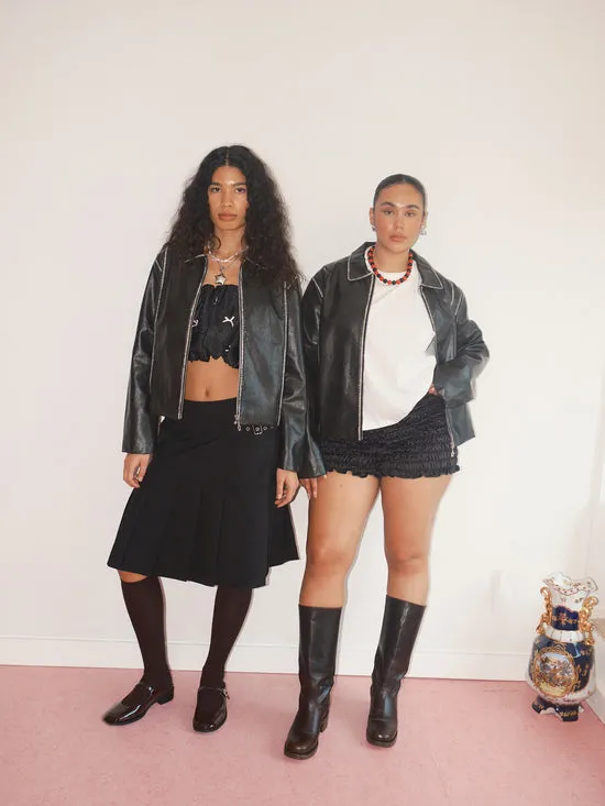Shyla Jacket Washed Black Women Jackets Outerwear Lisa Says Gah Shyla Jacket Washed Black Women Jackets Outerwear Lisa Says Gah
