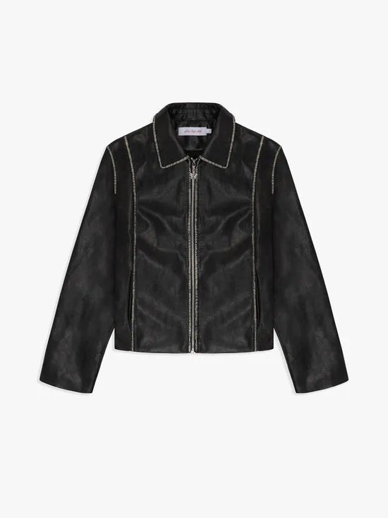 Shyla Jacket Washed Black Women Jackets Outerwear Lisa Says Gah Shyla Jacket Washed Black Women Jackets Outerwear Lisa Says Gah