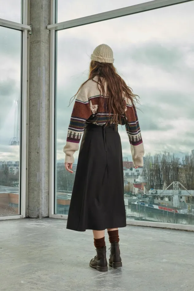 Skirts and Shorts Women Soeur QUEEN SKIRT Coal