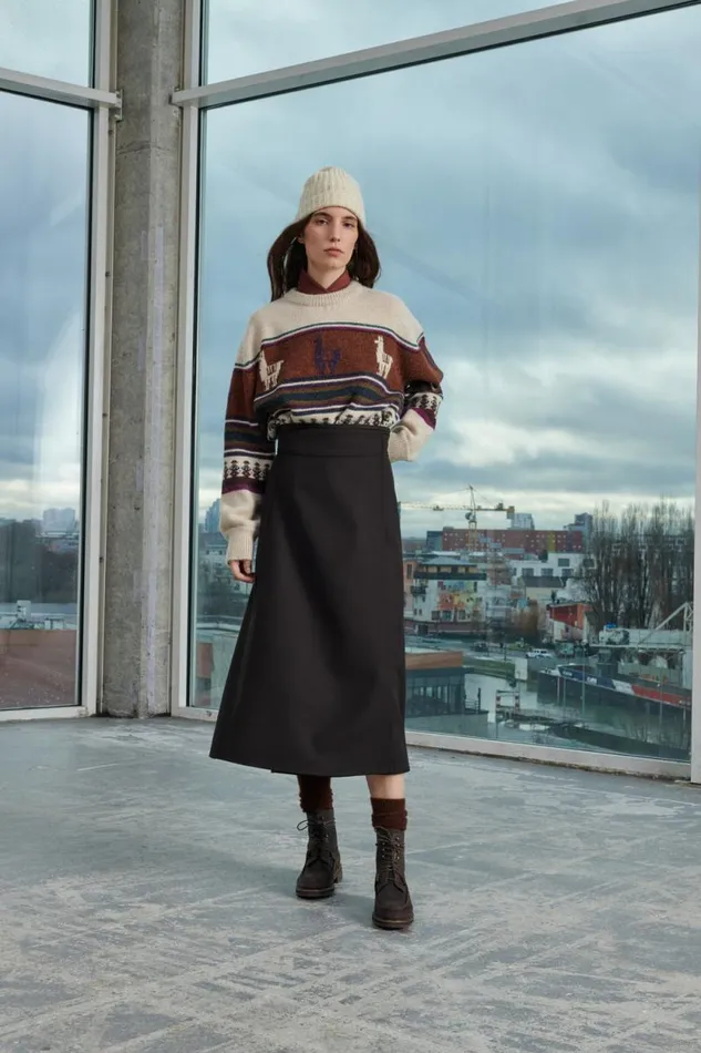 Skirts and Shorts Women Soeur QUEEN SKIRT Coal