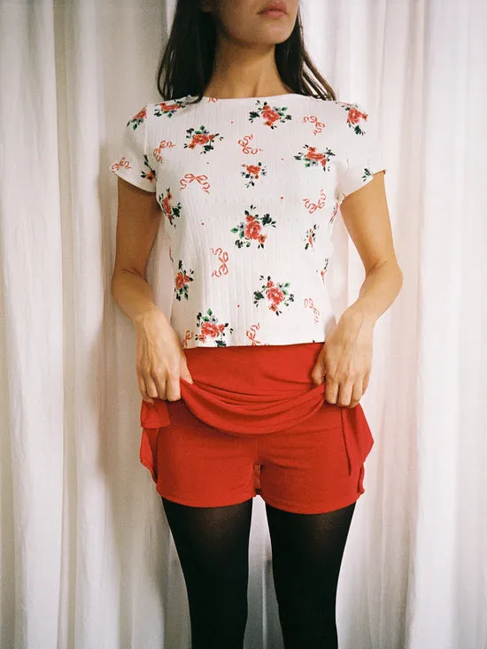 Skirts Darcy Skort Red Slinky Lisa Says Gah Women Skirts Darcy Skort Red Slinky Lisa Says Gah Women
