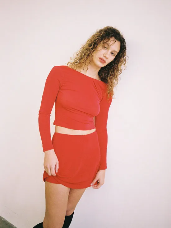 Skirts Darcy Skort Red Slinky Lisa Says Gah Women Skirts Darcy Skort Red Slinky Lisa Says Gah Women